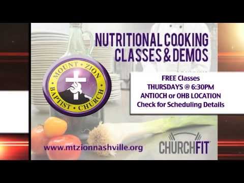 Church Fit Nutrition and Cooking Classes Promo Winter 2014 (Mt.Zion Church Nashville)
