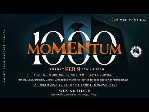 MoMENtum 1000 Men’s Father and Son Rededication and Prayer