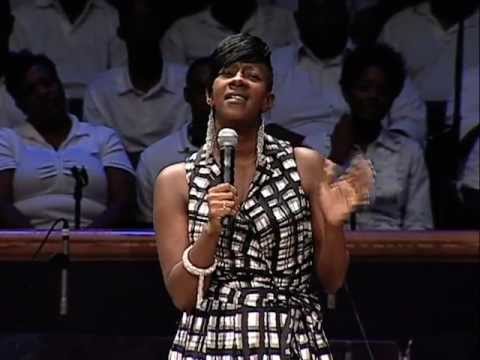Le’Andria Johnson ministers at Mt. Zion