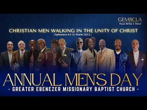 Men’s Day 2026 | 1 Samuel 18:1-4, Proverbs 17:17 | “A Brother’s Love” | Pastor DeNon A. Porter