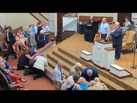 Southern Gospel Singing inspires Altar full of Prayer  First Free Will Baptist Church Seffner Fl