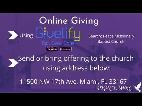 Peace MBC Live Stream 12-27-20