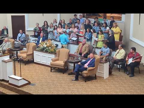 Adult Choir Gospel Song First Free Will Baptist Church Seffner FL Aug 2024