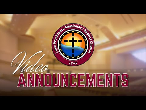 20220306 Video Announcements