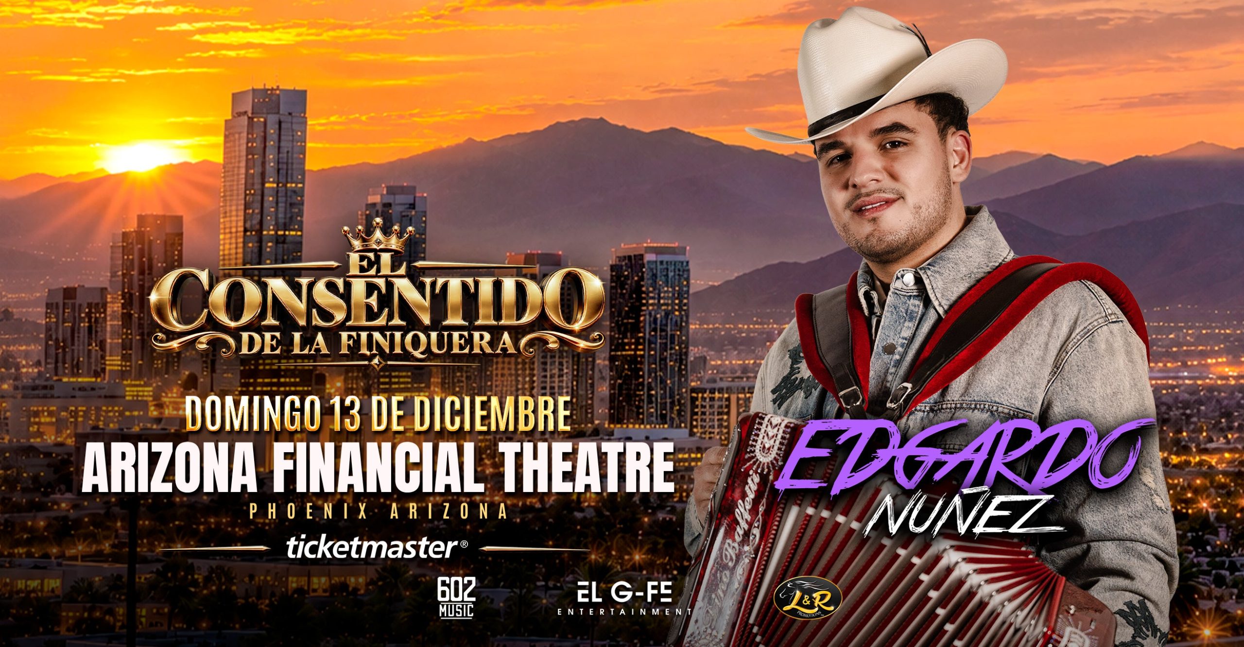 Edgardo Nuñez Presented By El G-fe Entertainment